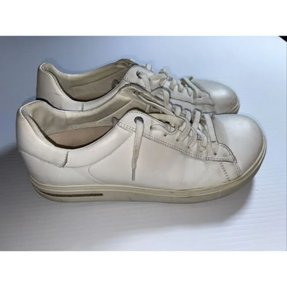 Birkenstock Bend Low White Leather Sneakers Shoes Mens Size‎ EU 43 US 10